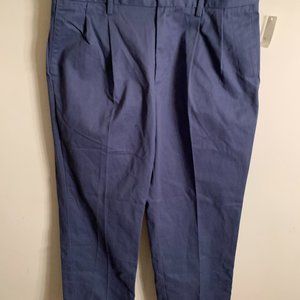 Men's Indigo Blue 34 W x 29L Classic Fit Trousers